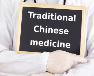 Doctor shows information: traditional chinese medicine